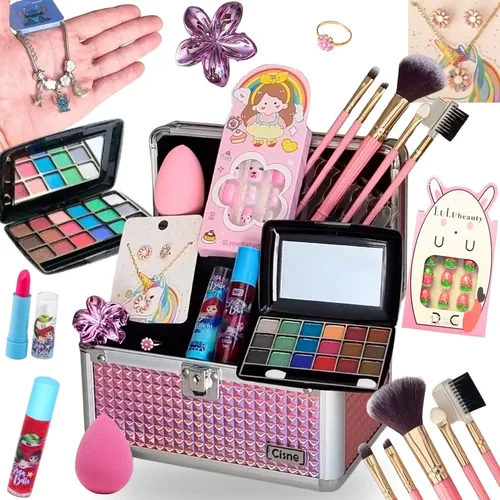 melhores maletas maquiagem infantil completa para presente
