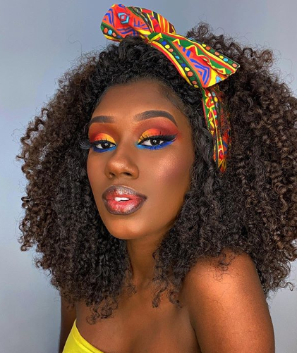 tutorial maquiagem afrofuturista olhos marcantes