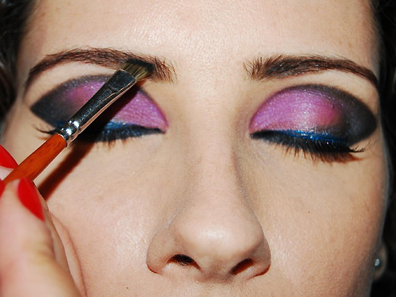 maquiagem balada noite