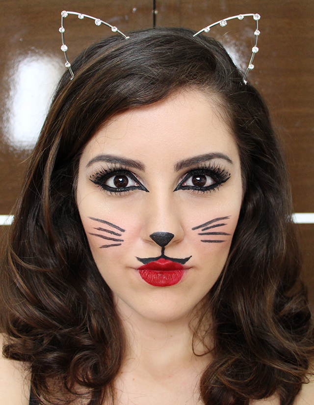 passo a passo maquiagem gatinha infantil segura