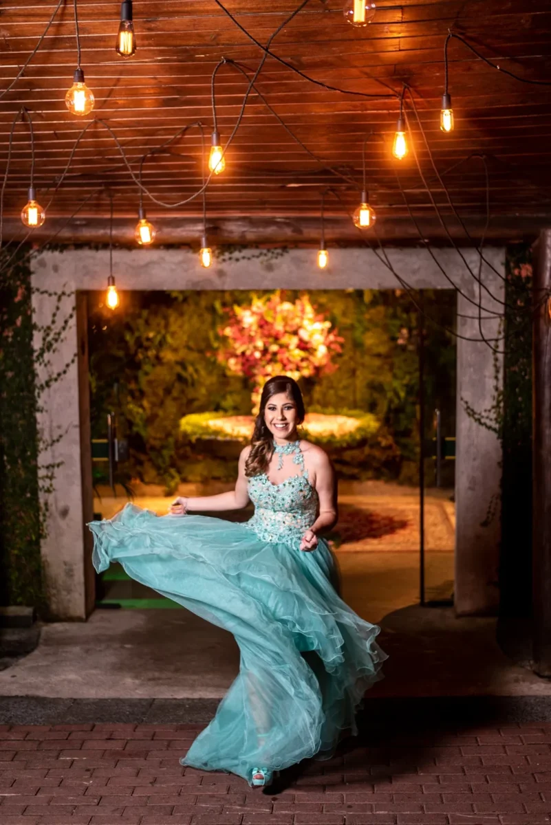 maquiagem debutante azul