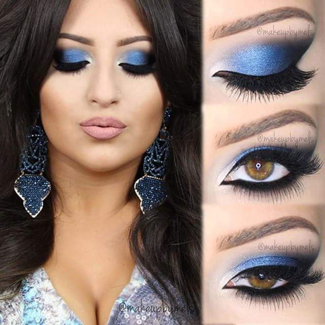 quanto custa maquiagem debutante azul profissional