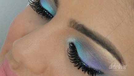 tutorial maquiagem azul serenity debutante passo a passo