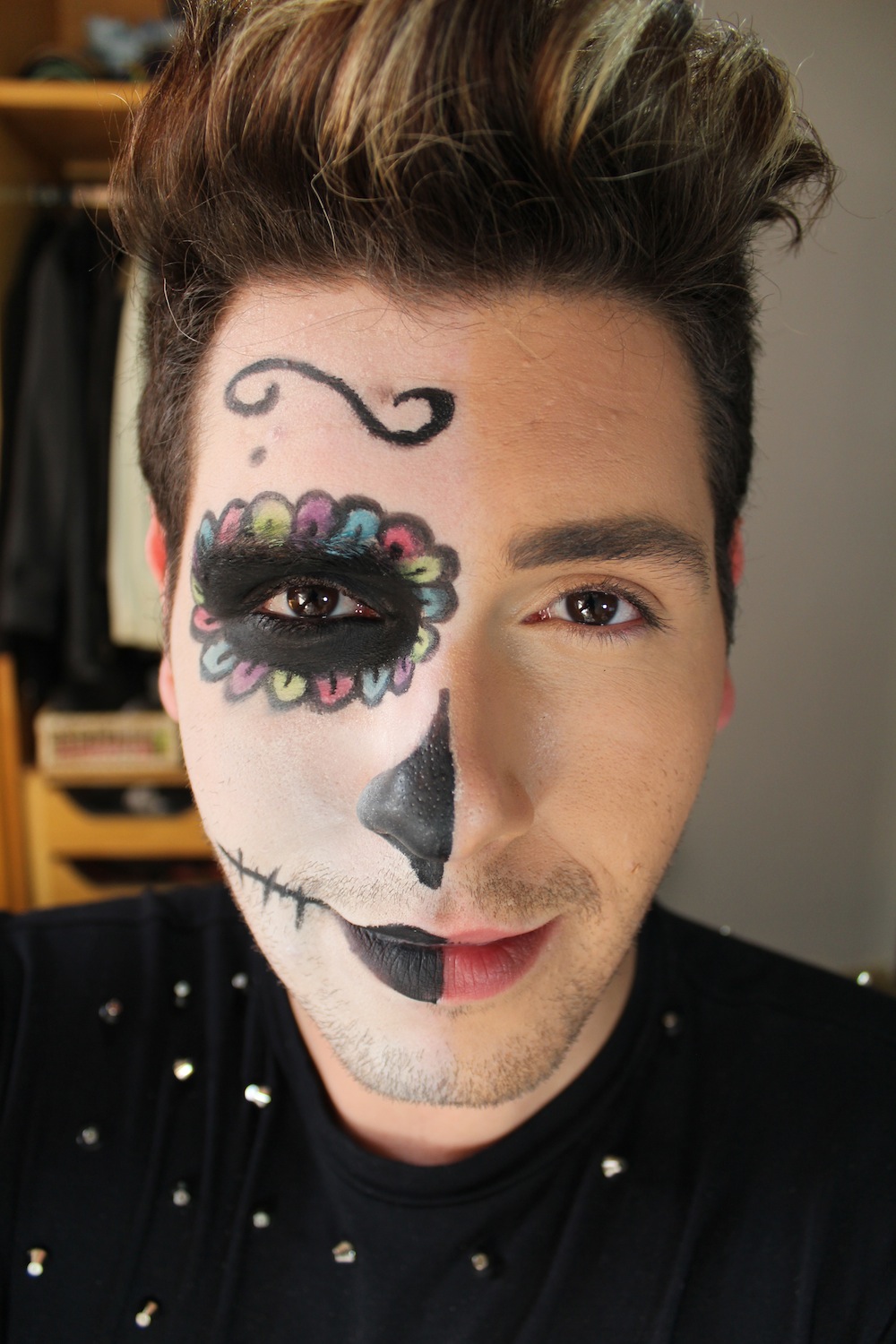 melhores ideias maquiagem halloween masculina fácil