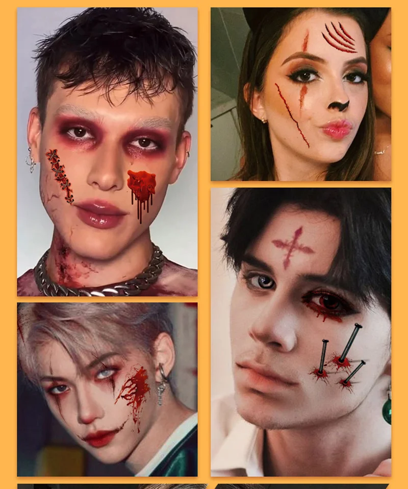 kit maquiagem halloween masculina barato onde comprar