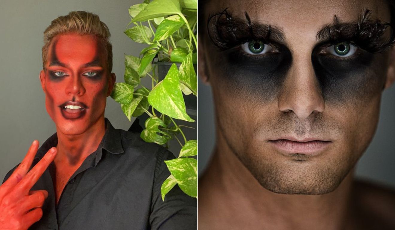 maquiagem halloween masculino