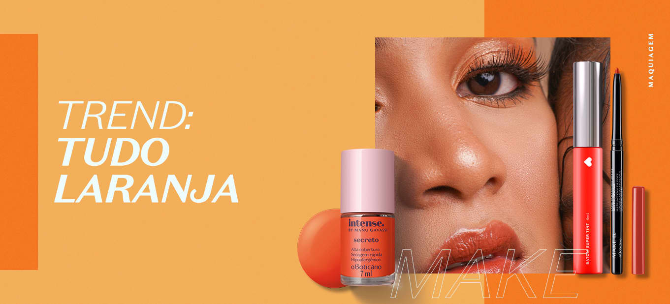 maquiagem laranja