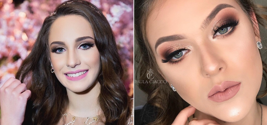 maquiagem simples aniversário pele madura