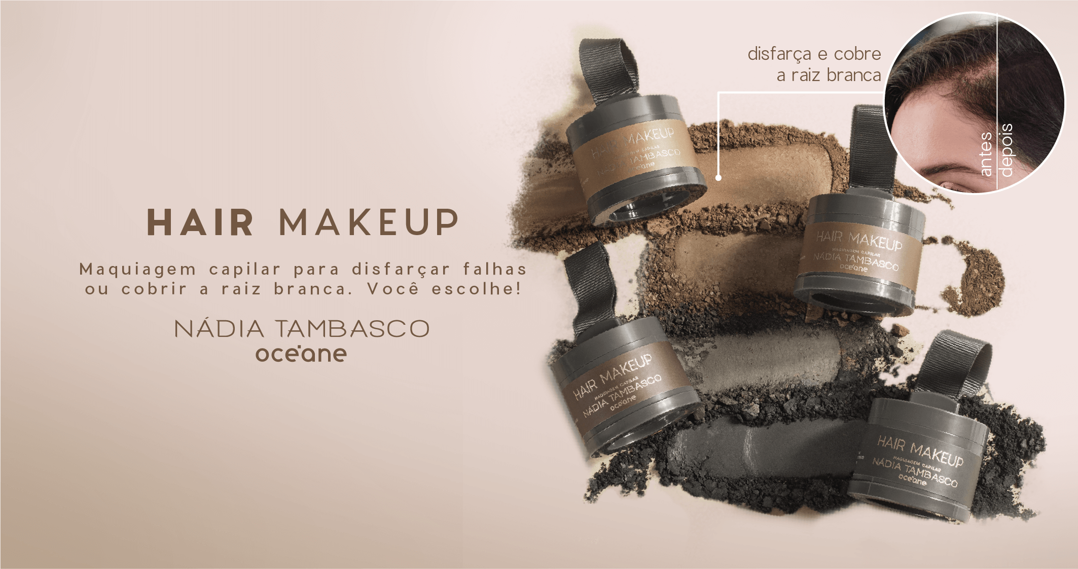 maquiagem capilar oceane nao fixa o que fazer