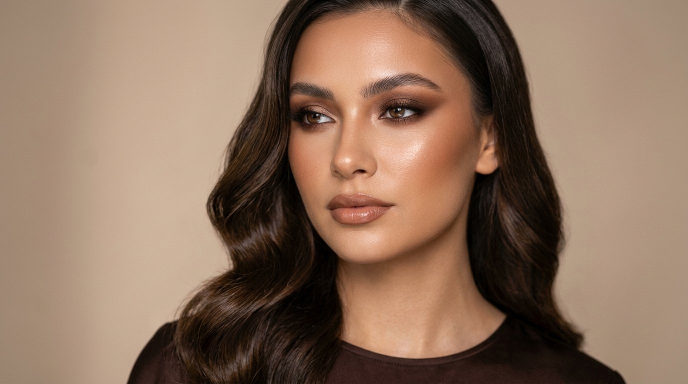 maquiagem tons terrosos