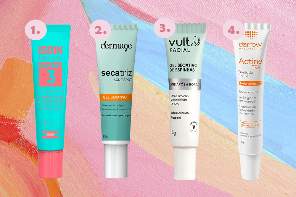 melhor gel secativo para espinhas