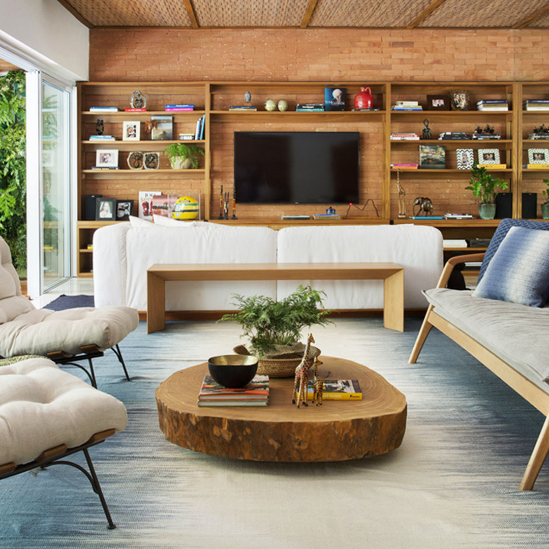 ideias de decoração mesinha de centro sala pequena