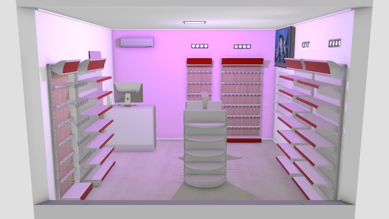 mini loja de maquiagem