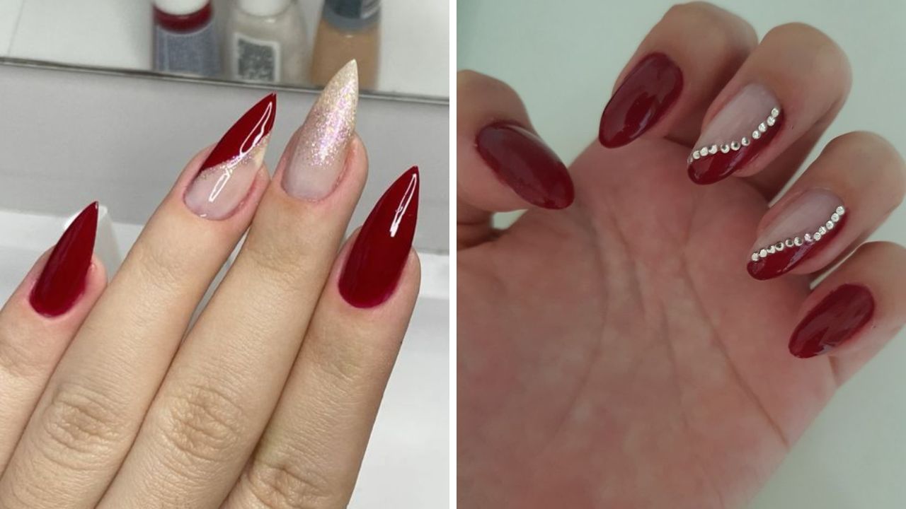 unhas de natal clássicas versus modernas qual escolher