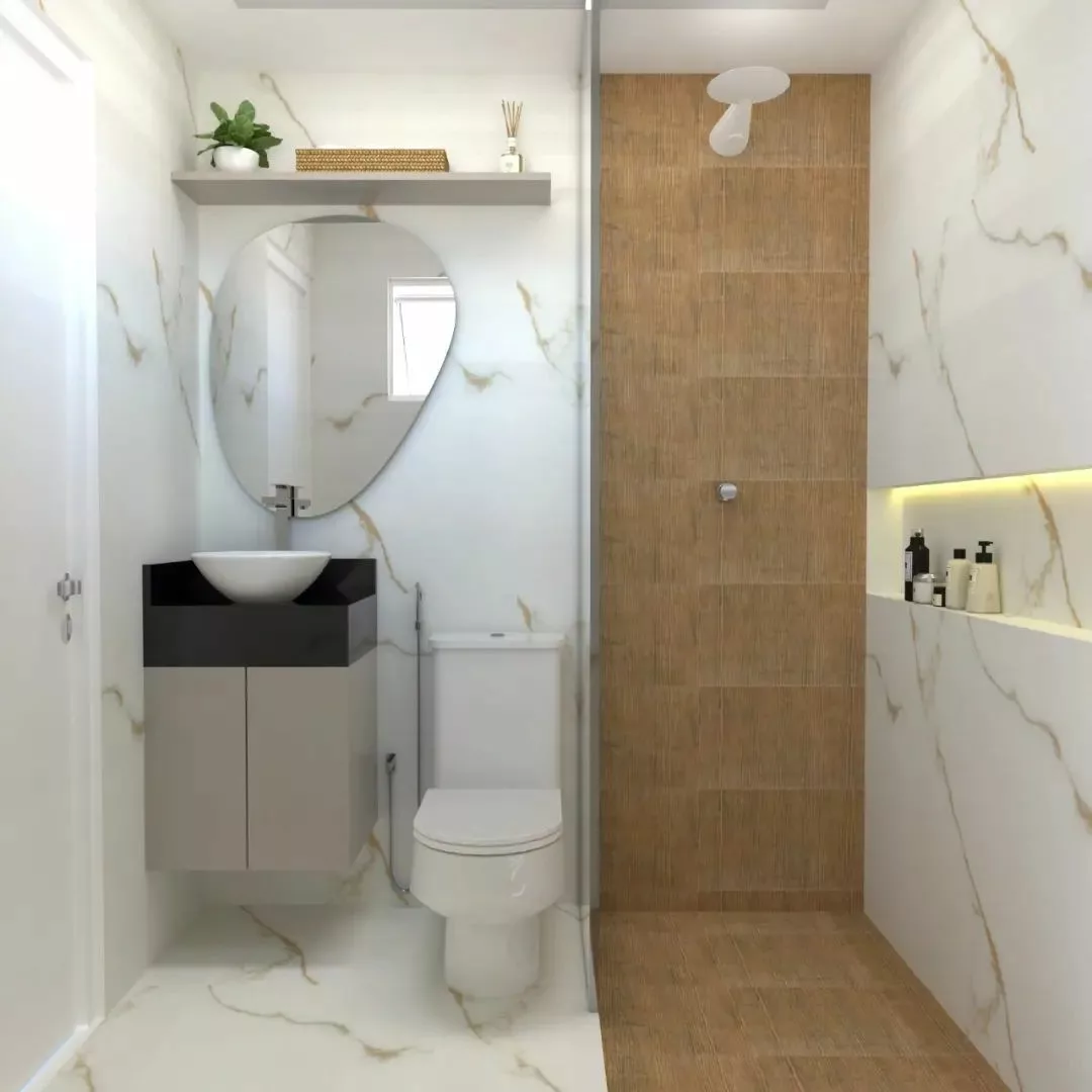 erros comuns decorar banheiro pequeno moderno