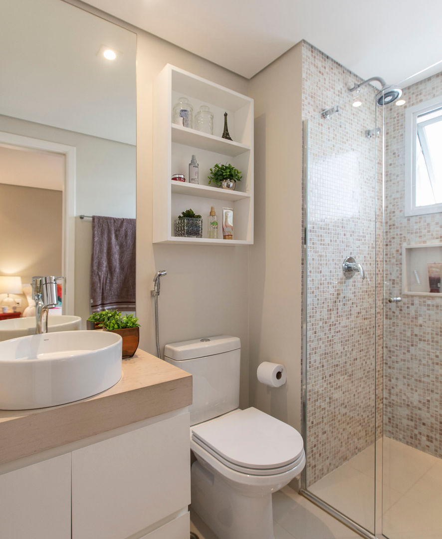 cuba de apoio vs cuba embutir banheiro pequeno