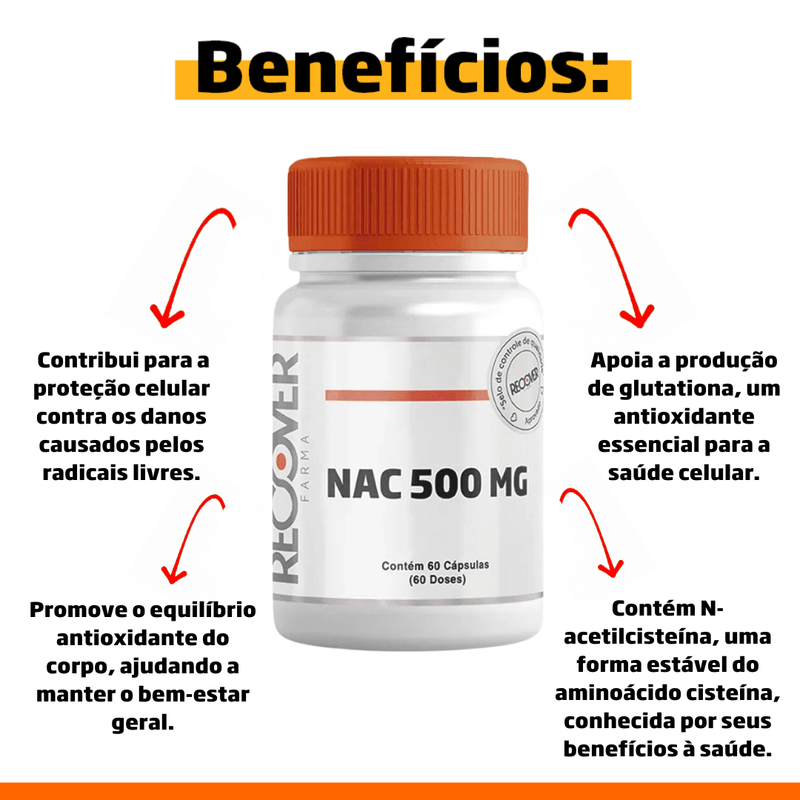 N-acetilcisteína NAC para que serve