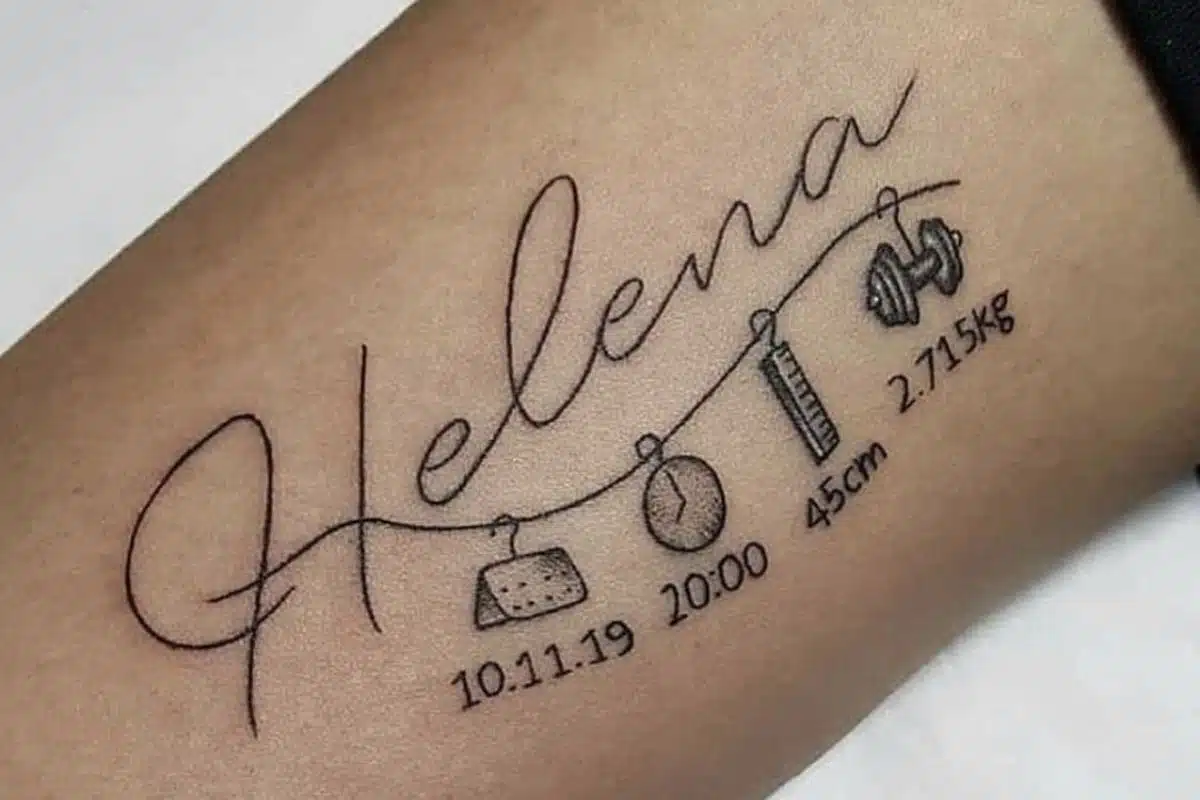 ideias tatuagem nomes filhos e pais