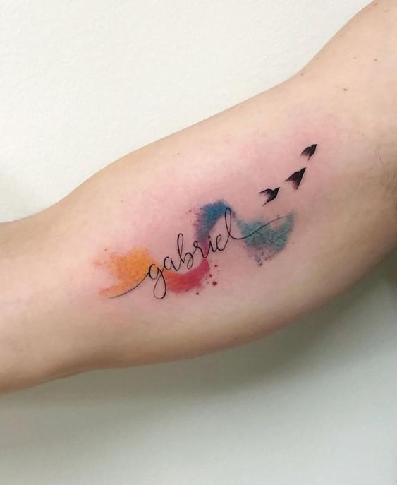 tatuagem nome ex como cobrir