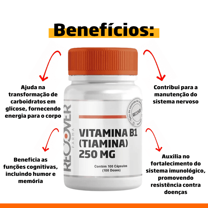 Como a Tiamina (Vitamina B1) Otimiza seu Metabolismo Energético