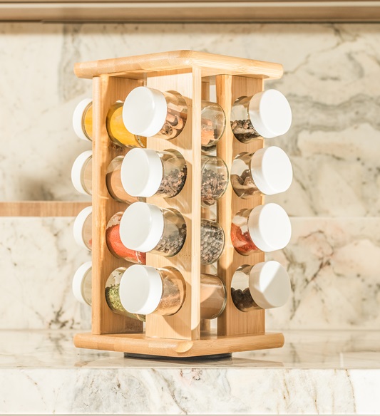 organização de temperos