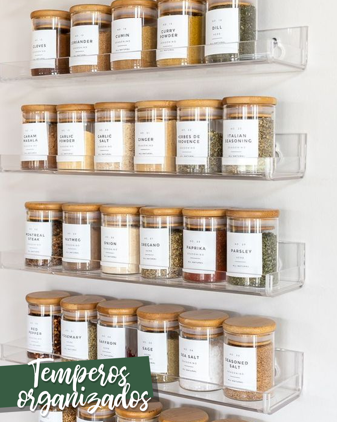 A importância das etiquetas na organização de temperos
