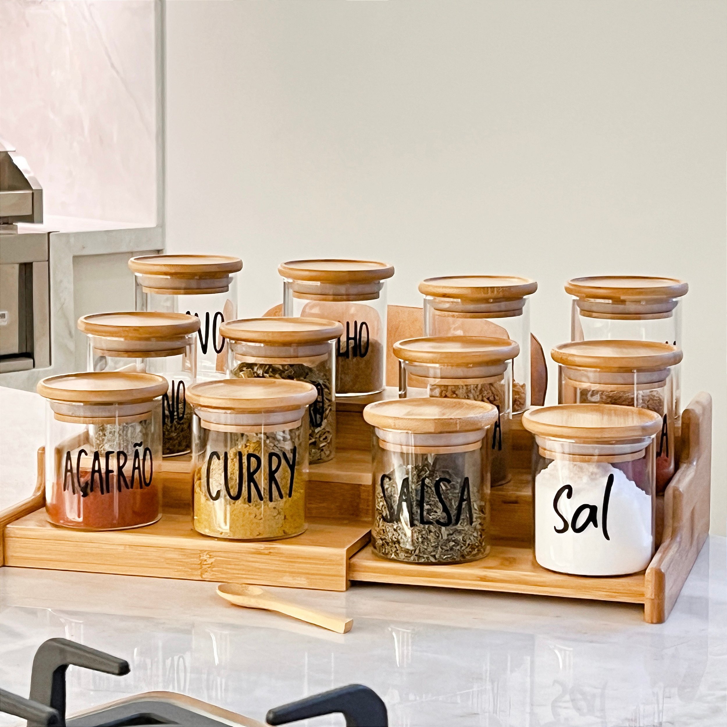 Transforme sua cozinha com organizadores de temperos inteligentes