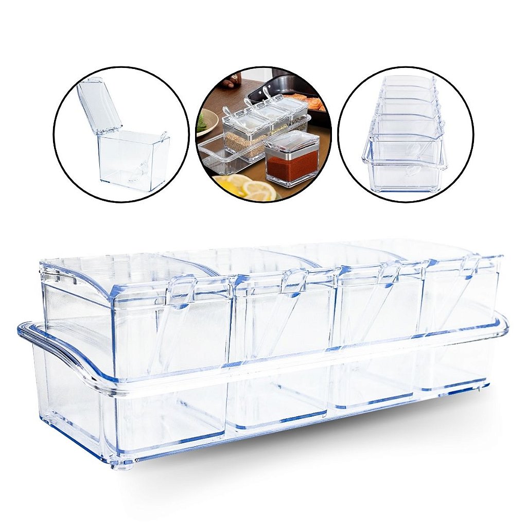 5 tipos de potes ideais para cada tempero