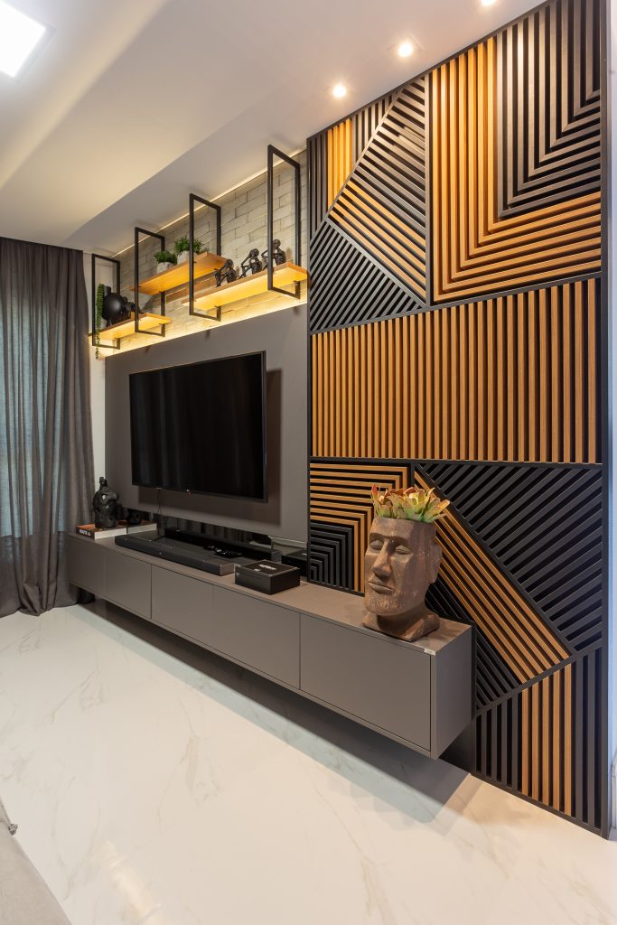 painel ripado decoração