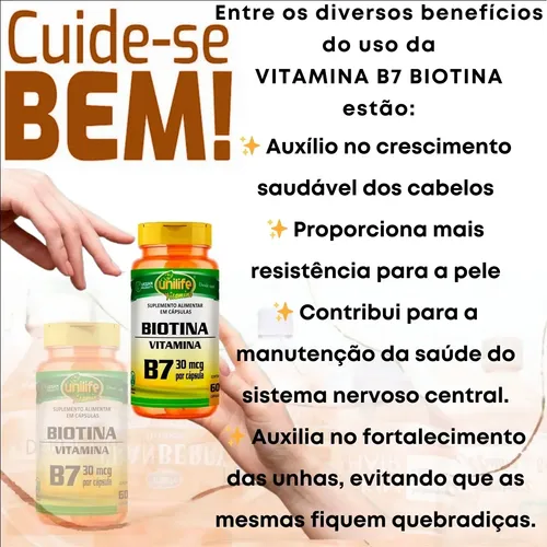 benefícios da biotina