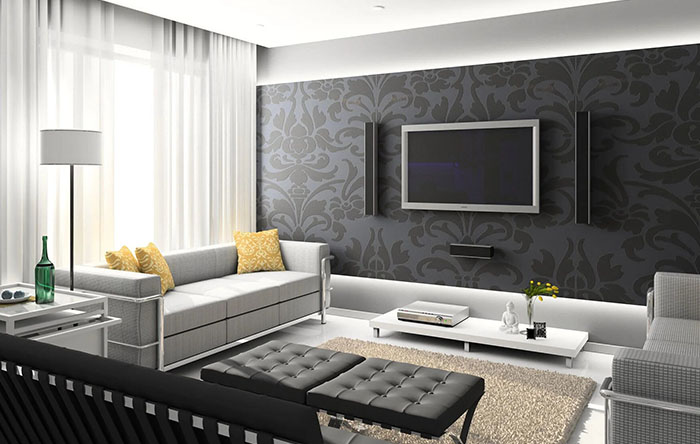 papel de parede ou painel 3d qual o melhor