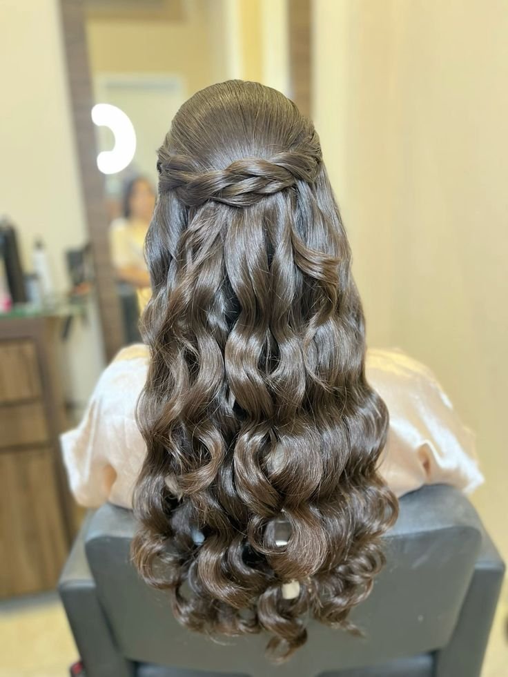penteado de aniversário de 15 anos