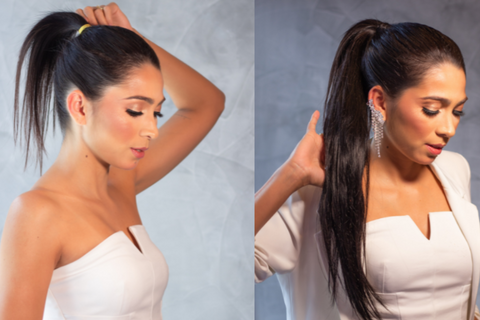 ideias de penteados rabo de cavalo para festas e eventos