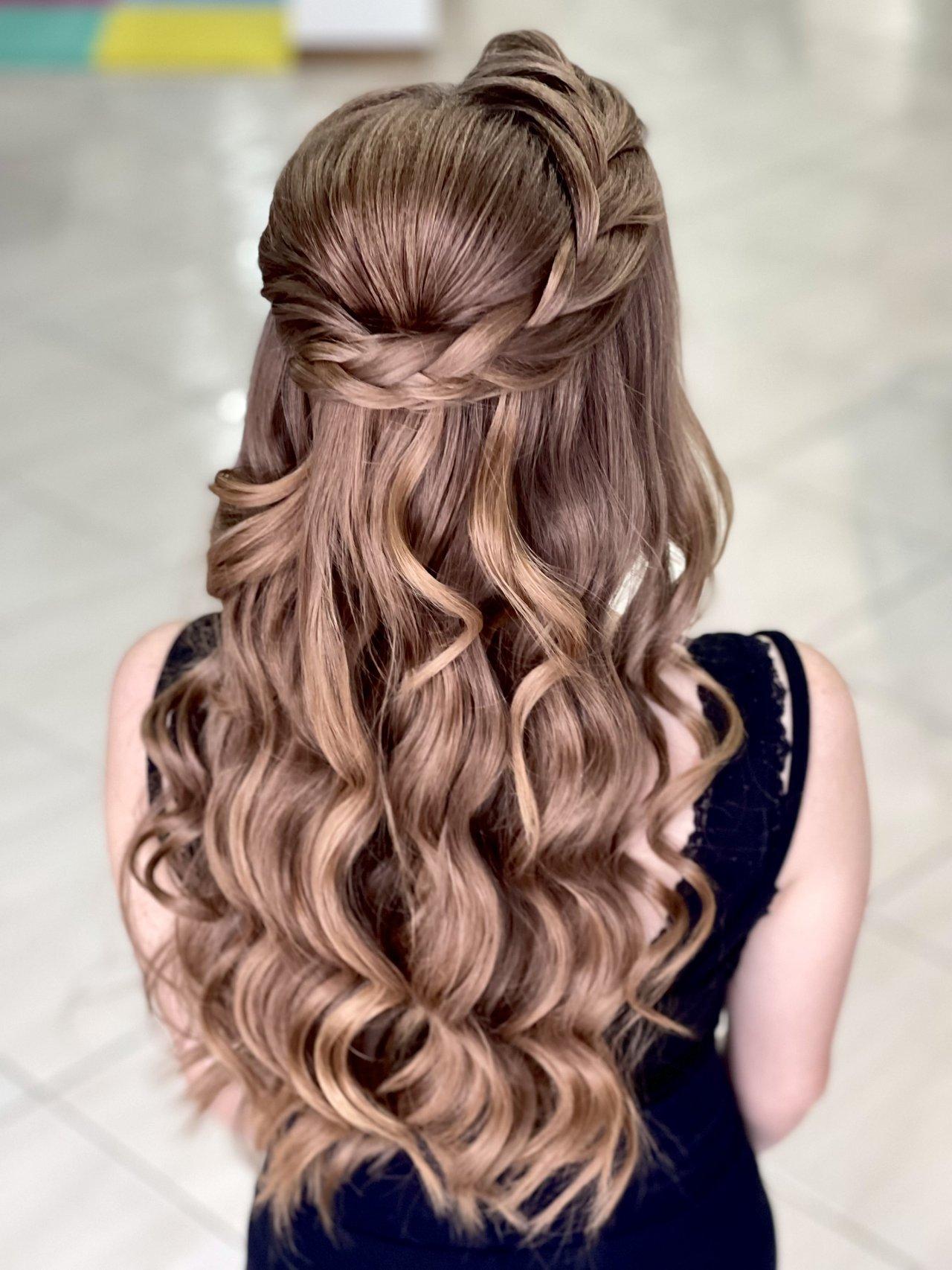 preço penteado madrinha cabelo liso salão