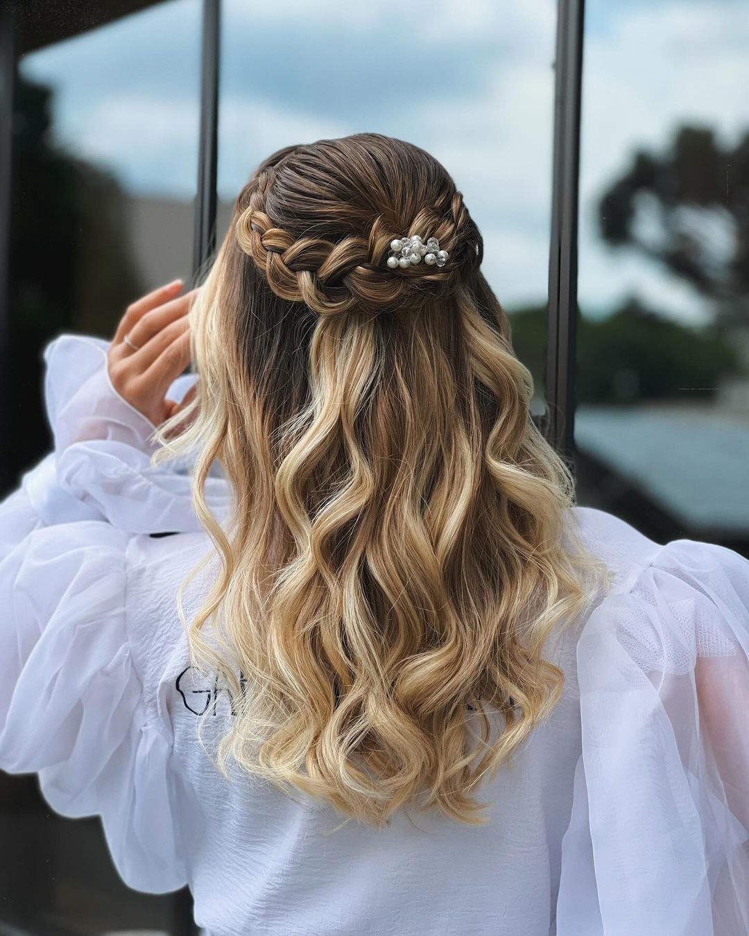 penteados para cabelo liso madrinha de casamento
