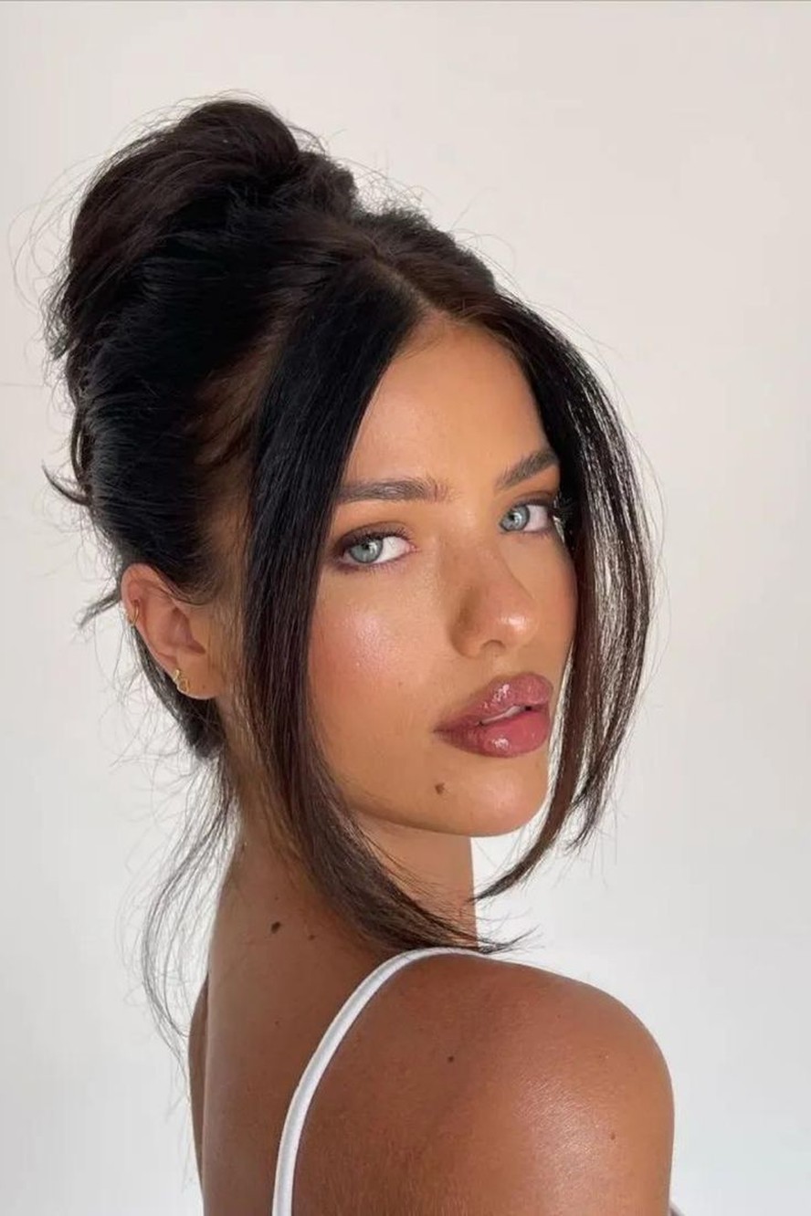 penteados para trabalhar coque