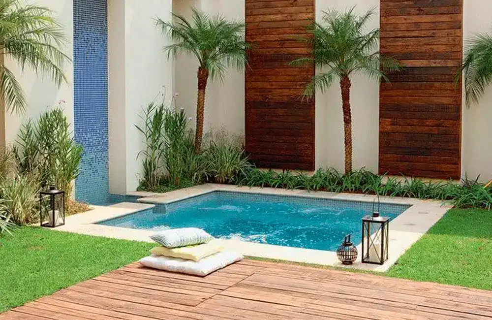 plantas que atraem pássaros para piscina