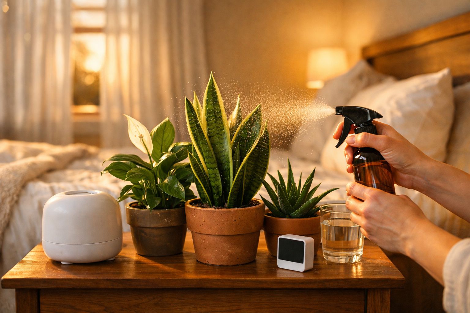 plantas que purificam o ar do quarto