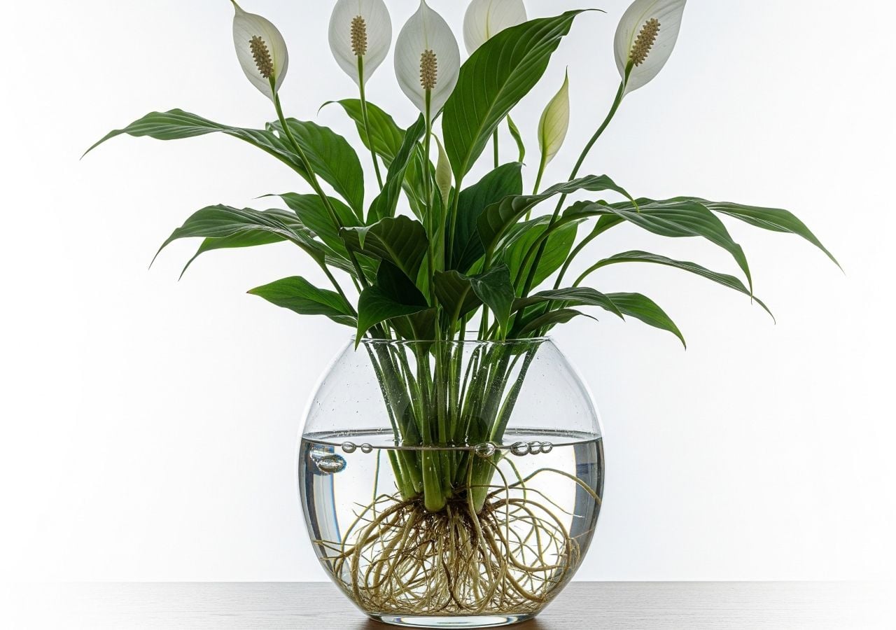 plantas que crescem na água sem terra