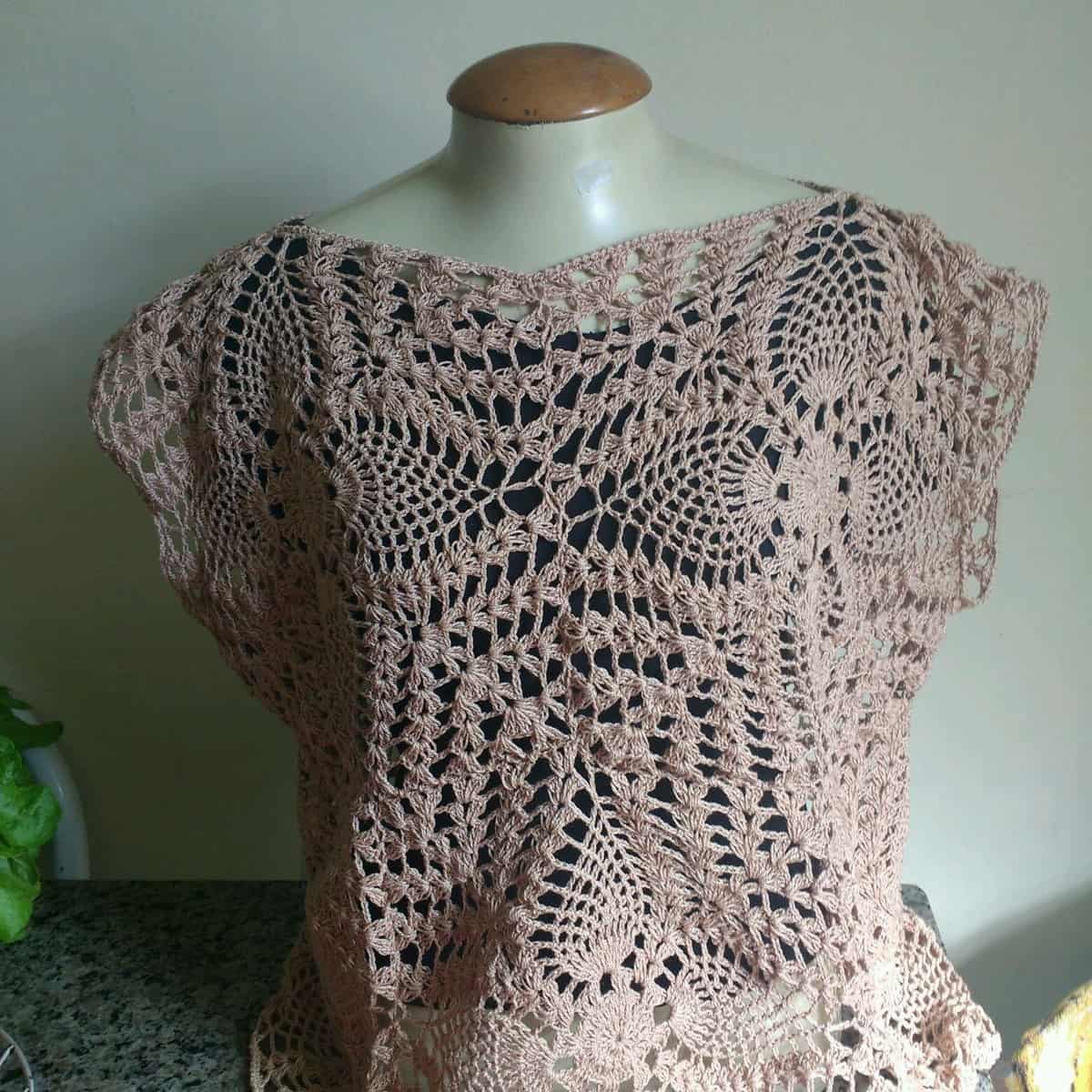 como evitar erros ponto abacaxi croche