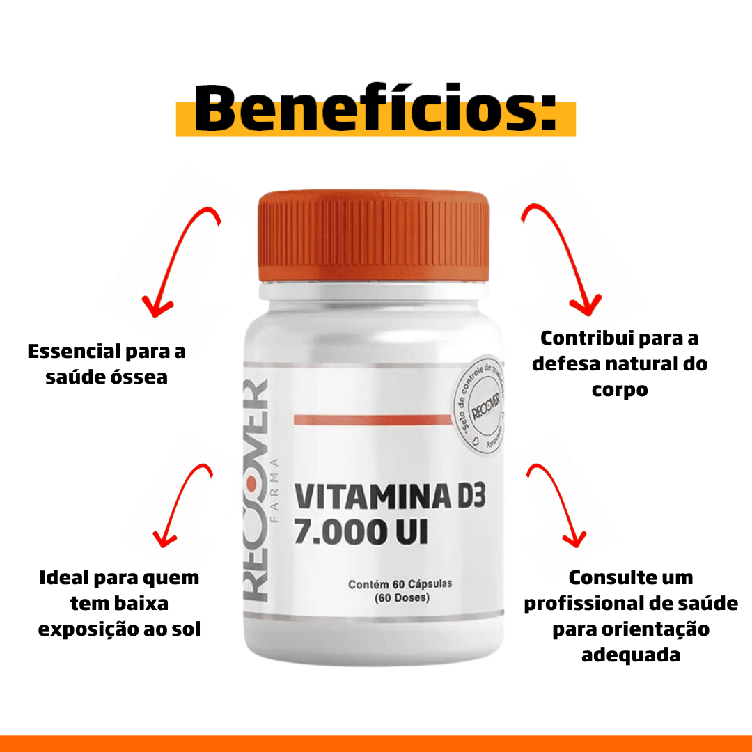 vitamina d 7000 ui é seguro tomar diariamente