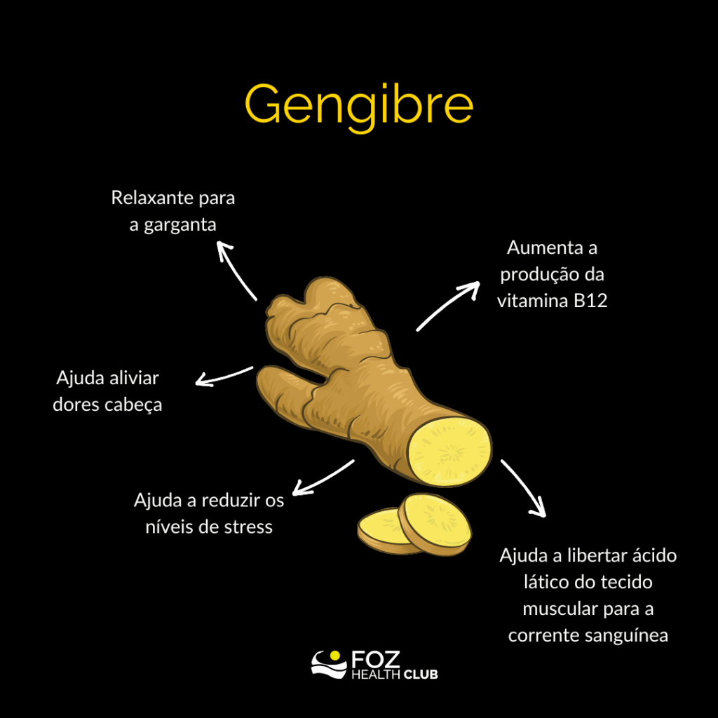 propriedades do gengibre para garganta