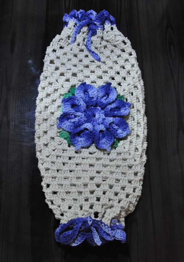 puxa saco croche peixe ponto escama vs liso