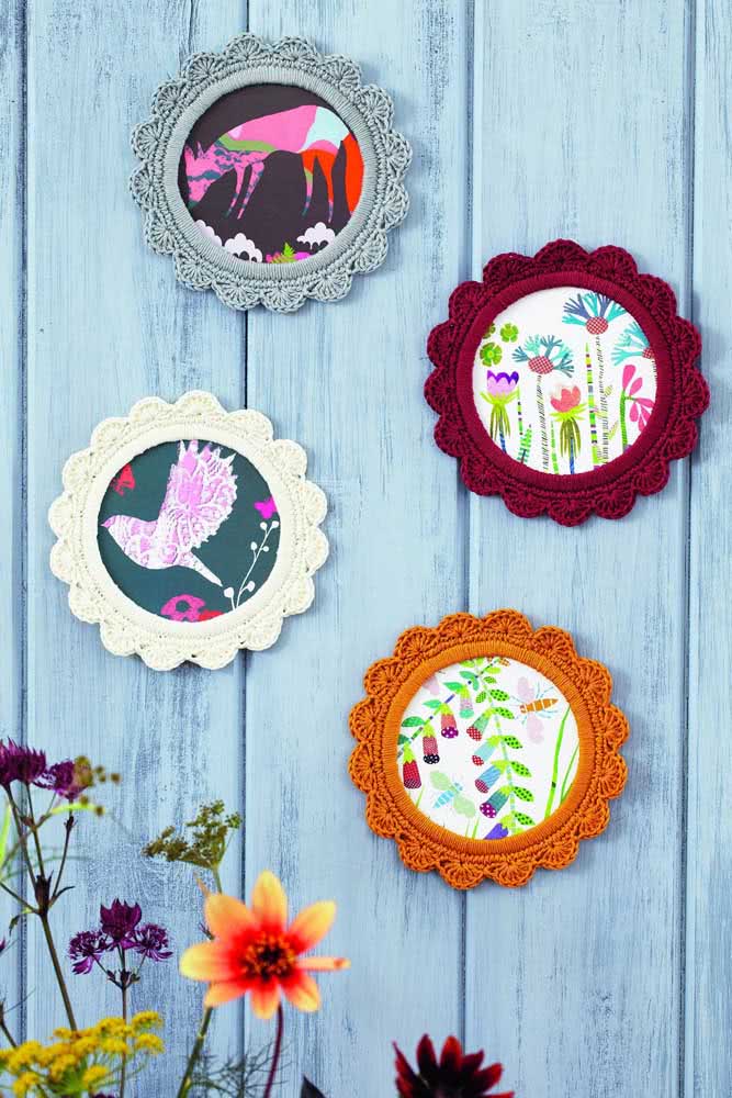 como evitar quadro croche parede desfie