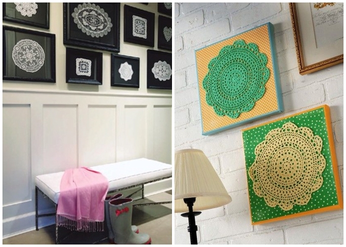 quadro croche bastidor ou moldura qual melhor