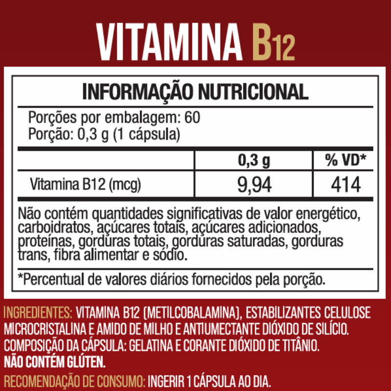 qual valor normal da vitamina b12