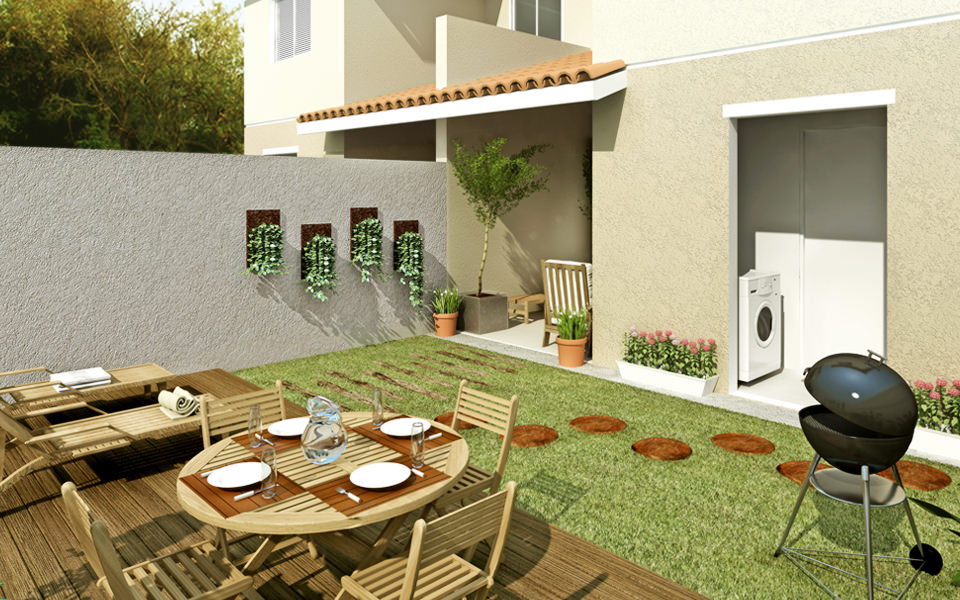 quintal com plantas baratas