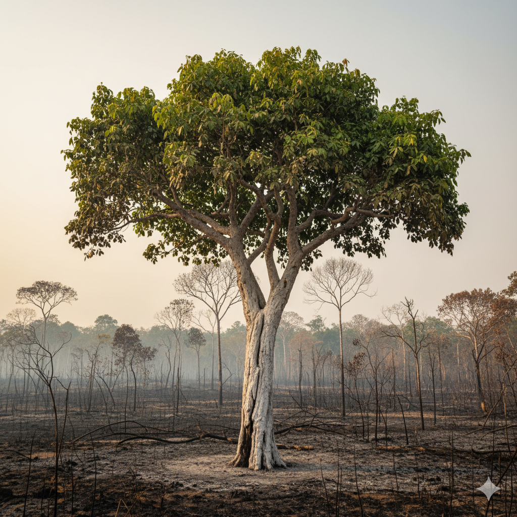 resistencia de arvores ao fogo