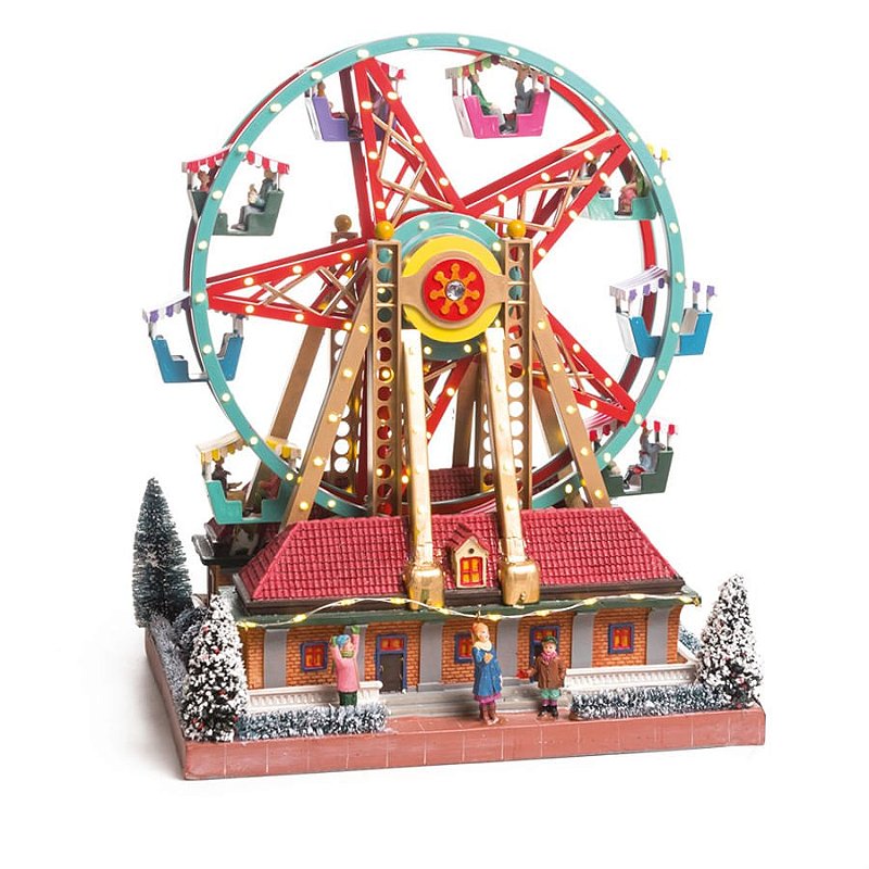 roda gigante decoração natalina com luzes led