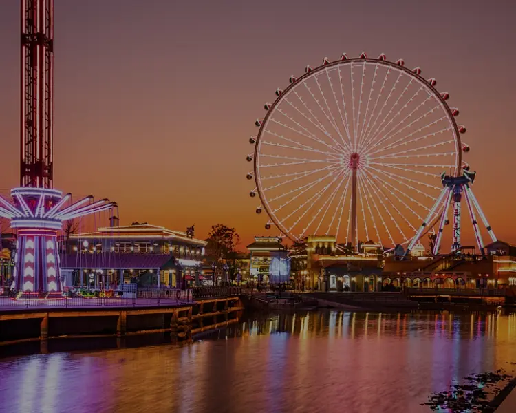 ideias criativas decoração roda gigante festa infantil